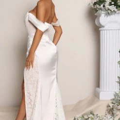Fashion Nova Down The Aisle Satin Maxi Dress - White -fashion nova dresses Shop 04 28 22Studio2 ME KP 09 02 40 2 MF21184 White 1639 SG