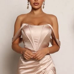Fashion Nova Raise A Toast Satin Maxi Dress - Champagne -fashion nova dresses Shop 04 28 22Studio2 ME KP 09 53 47 14 MF21193 Champagne 1736 EH