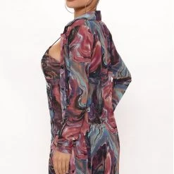 Fashion Nova Eliane Mesh Mini Dress Set - Burgundy/combo -fashion nova dresses Shop 04 28 22Studio2 ME KP 13 39 27 51 JX11320 Burgundycombo 1589 KS