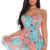 Fashion Nova Refreshing Floral Mini Dress - Coral/combo -fashion nova dresses Shop 05 02 20Studio3 PAX CP 10 57 15 13 KSJ4392 Pinkcombo 0765 RG