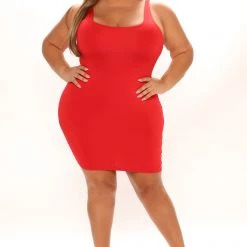 Fashion Nova Stila Double Lined Mini Dress - Red -fashion nova dresses Shop 05 02 22Studio1 RT DJ 10 48 40 19 JD46289 Red 2126 PLUS PB