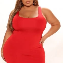 Fashion Nova Stila Double Lined Mini Dress - Red -fashion nova dresses Shop 05 02 22Studio1 RT DJ 10 48 49 19 JD46289 Red 2128 PLUS PB