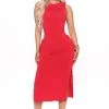Fashion Nova Kora Keyhole Midi Dress - Red -fashion nova dresses Shop 05 02 22Studio4 CE KG 15 50 28 28 73243 Red R 6309 SG