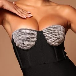 Fashion Nova Karoline Embellished Midi Dress - Black -fashion nova dresses Shop 05 02 22Studio5 SN KP 11 17 02 13 GWX178 Black 2856 EH