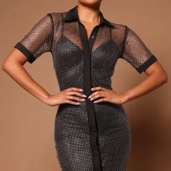 Fashion Nova Gina Embellished Dress - Black 9 Fashion Nova Gina Embellished Dress - Black -fashion nova dresses Shop 05 02 22Studio5 SN KP 11 34 56 16 A95965 Black 2910 KL