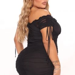 Fashion Nova Ariel Mesh Mini Dress - Black -fashion nova dresses Shop 05 03 22Studio1 KJ AC 11 33 33 21 FS22E951 Black 2629 PLUS PB
