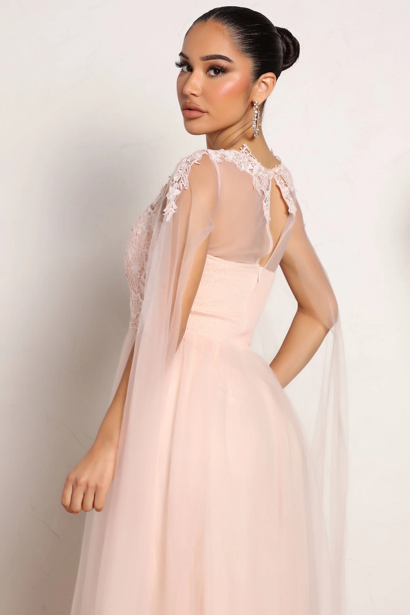 Fashion Nova Sweet Love Tulle Maxi Dress - Blush 6 Fashion Nova Sweet Love Tulle Maxi Dress - Blush - Image 4