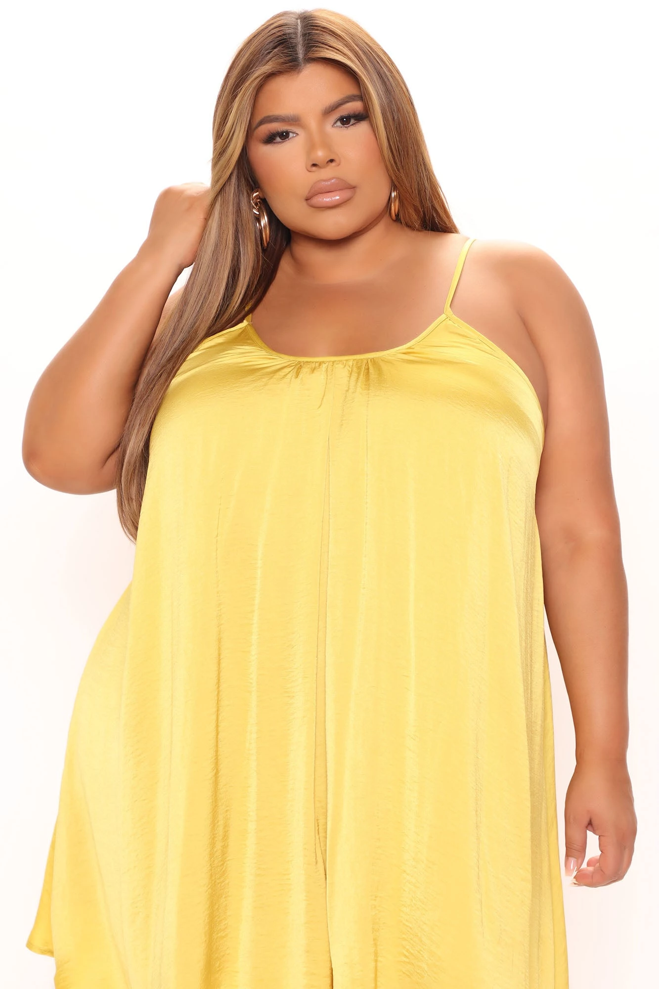 Fashion Nova Claire Satin Mini Dress - Mustard 8 Fashion Nova Claire Satin Mini Dress - Mustard - Image 6