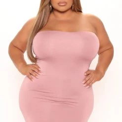 Fashion Nova Tanya Double Lined Midi Dress - Mauve -fashion nova dresses Shop 05 05 22Studio2 KJ DJ 15 14 10 59 JD45864 Mauve 0121 PLUS SG