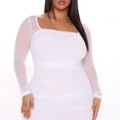 Fashion Nova Oh So Fresh Mini Dress - White -fashion nova dresses Shop 05 06 20Studio3 MA MJL 14 34 09 62 M4482D White 0656 PLUS NT