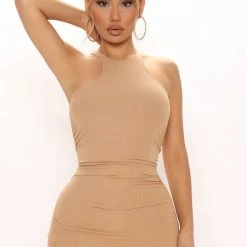 Fashion Nova Living For It Ribbed Midi Dress - Mocha -fashion nova dresses Shop 05 07 21Studio2 ME RL 10 49 34 15 D10404 Mocha 7465 EH