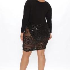 Fashion Nova Call Out My Name Sequin Dress - Black -fashion nova dresses Shop 05 08 20Studio3 MA DJ 11 44 42 25 D50356 Black 0753 PLUS WG