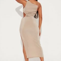 Fashion Nova Late Nights Slinky Maxi Dress - Taupe -fashion nova dresses Shop 05 10 22Studio4 CS MR 15 26 28 15 FS22E862 Taupe 9339 SHINTANI EH