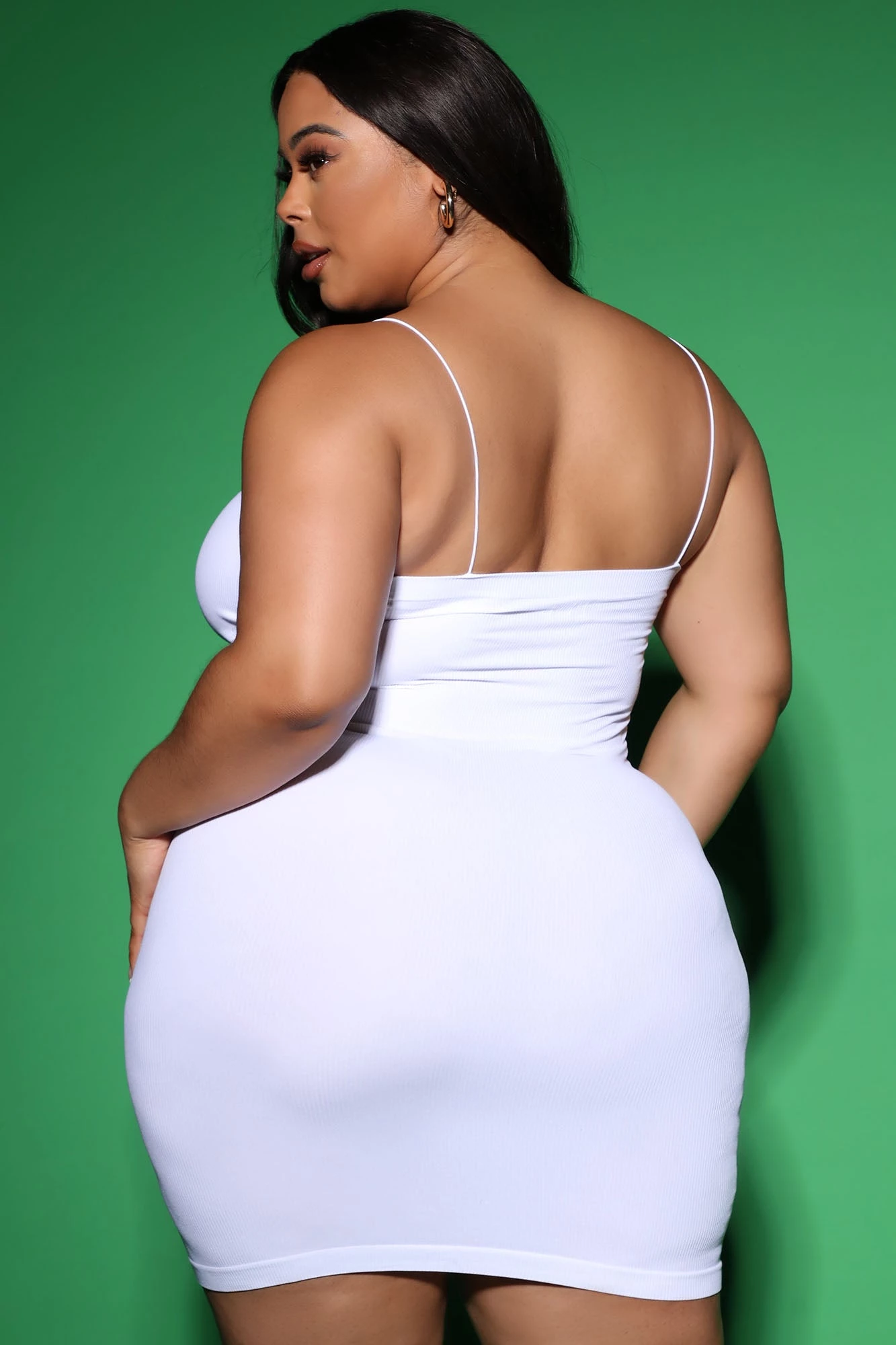 Fashion Nova Shelby Seamless Mini Dress - White 11 Fashion Nova Shelby Seamless Mini Dress - White - Image 9