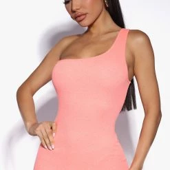 Fashion Nova CeCe One Shoulder Mini Dress - Neon Orange -fashion nova dresses Shop 05 11 22Studio5 SN KP 14 11 17 27 73223 NeonOrange 13128 EH