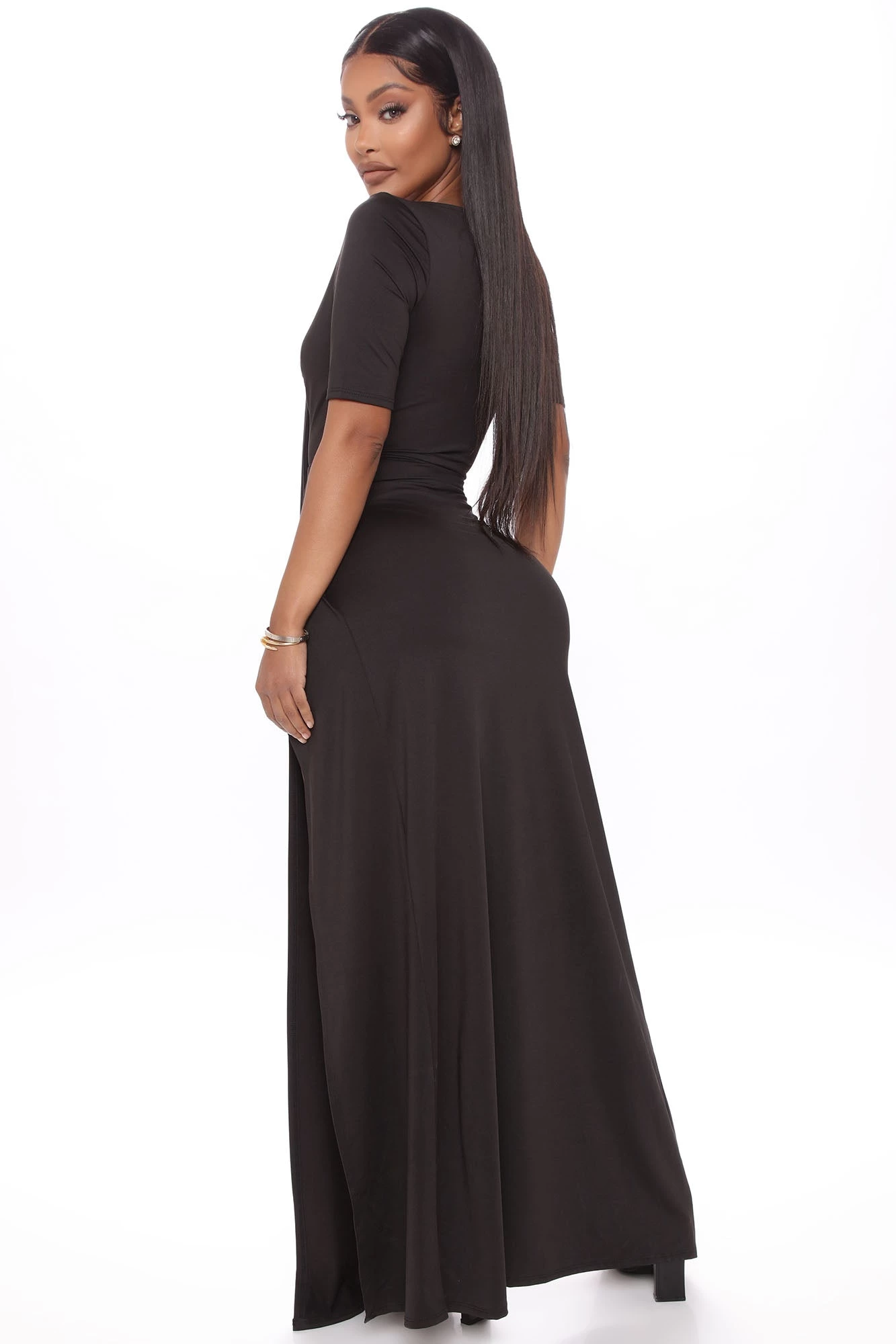 Fashion Nova A Lotta Energy Maxi Dress - Black 7 Fashion Nova A Lotta Energy Maxi Dress - Black - Image 5