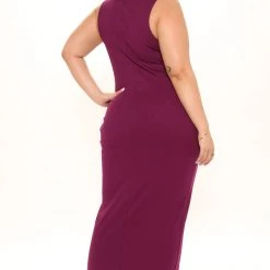 Fashion Nova Mulberry Street Maxi Dress - Eggplant -fashion nova dresses Shop 05 16 22Studio2 SN KP 10 23 21 20 RD5930 Eggplant 3163 PLUS SG