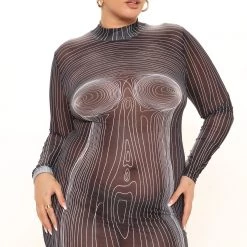 Fashion Nova Centerpiece Mesh Mini Dress - Black/combo -fashion nova dresses Shop 05 16 22Studio2 SN KP 15 35 48 62 DC27716 Blackcombo 3669 PLUS WG