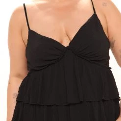 Fashion Nova Sweet Daydream Mini Dress - Black -fashion nova dresses Shop 05 16 22Studio2 SN KP 15 50 44 68 32282SK Black 3718 PLUS EH