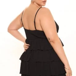 Fashion Nova Sweet Daydream Mini Dress - Black -fashion nova dresses Shop 05 16 22Studio2 SN KP 15 50 54 68 32282SK Black 3721 PLUS EH