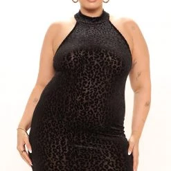 Fashion Nova Feline Babe Velvet Leopard Mini Dress - Black -fashion nova dresses Shop 05 16 22Studio2 SN KP 15 51 56 69 RD73675 Black 3724 PLUS EH