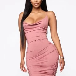 Fashion Nova Know Your Worth Ruched Dress - Mauve -fashion nova dresses Shop 05 20 19 Studio 1 RG 16 00 24 24 D650 Mauve 0300 NT scaled