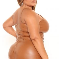 Fashion Nova No Feelings Faux Leather Midi Dress - Cognac 17 Fashion Nova No Feelings Faux Leather Midi Dress - Cognac -fashion nova dresses Shop 05 20 22Studio2 KJ KP 10 21 33 3 D90024 Cognac 0893 PLUS EH