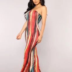 Fashion Nova Work Of Art Dress - Red/Multi -fashion nova dresses Shop 05 23 18 Stduio1 D6463D Red0488 scaled