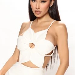 Fashion Nova Exotic Flower Mini Dress - White -fashion nova dresses Shop 05 27 22Studio3 MS 10 22 44 10 MD7985 White 0467 KS