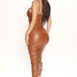 Fashion Nova No Feelings Faux Leather Midi Dress - Cognac 13 Fashion Nova No Feelings Faux Leather Midi Dress - Cognac -fashion nova dresses Shop 05 27 22Studio3 MS 11 47 06 28 D90024 Cognac 0672 SG