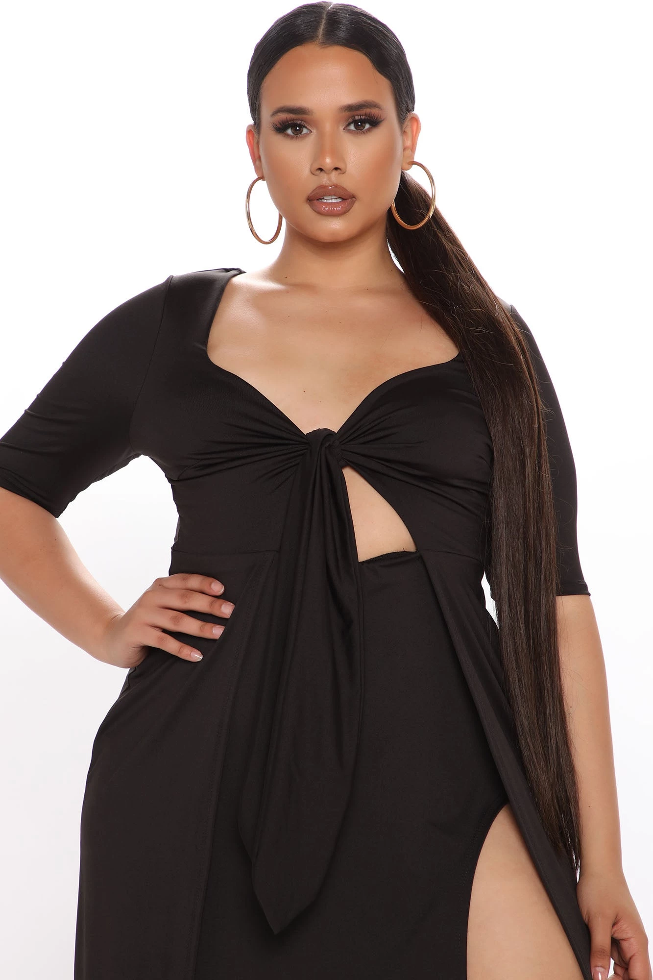 Fashion Nova A Lotta Energy Maxi Dress - Black 9 Fashion Nova A Lotta Energy Maxi Dress - Black - Image 7