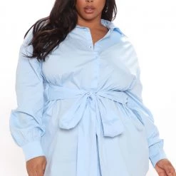 Fashion Nova Lisa Shirt Dress - Light Blue 13 Fashion Nova Lisa Shirt Dress - Light Blue -fashion nova dresses Shop 06 02 21Studio2TABRIA DM TB 14 22 21 46 HF21F105 LightBlue 0766 PLUS JK