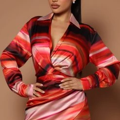Fashion Nova Fay Satin Mini Dress - Orange/combo -fashion nova dresses Shop 06 03 22Studio6 SN KP 13 49 45 23 B33989 Orangecombo 0449 PB