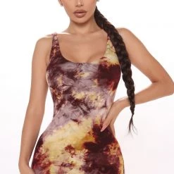 Fashion Nova Don't Let Her Go Tie Dye Dress - Brown -fashion nova dresses Shop 06 04 20Studio2 RM DJ 11 52 55 31 D4470A Brown 2284 EH