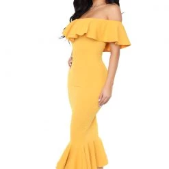 Fashion Nova Moments Like This Ruffle Dress - Mustard -fashion nova dresses Shop 06 06 18 Studio2 170097D Mustard 979 468x 2x JK