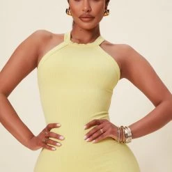 Fashion Nova Dena Snatched Mini Dress - Yellow -fashion nova dresses Shop 06 06 22Studio3 ME RL 13 49 17 16 D1686FN Yellow P 2587 JB