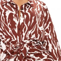 Fashion Nova Safari Vibes Maxi Dress - Brown/combo -fashion nova dresses Shop 06 07 22Studio4 CE AC 11 00 18 7 VD7699 Browncombo P 2462 SG