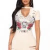 Fashion Nova Petite Vintage Distressed T-Shirt Dress - Cream 2 Fashion Nova Petite Vintage Distressed T-Shirt Dress - Cream -fashion nova dresses Shop 06 08 22Studio4 KJ KP 15 21 18 100 D289691 Cream 17151 EH
