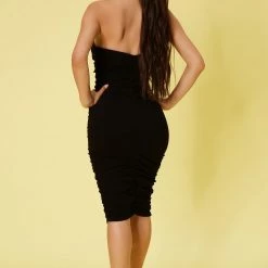 Fashion Nova Roxy Ruched Snatched Dress - Black -fashion nova dresses Shop 06 08 22Studio5 CE CP 09 36 47 2 D1637FN Black 2689 EH