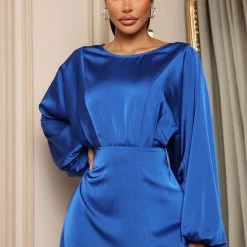 Fashion Nova Kiss The Sky Satin Maxi Dress - Royal -fashion nova dresses Shop 06 09 22Studio5 CE RL 14 30 12 23 MF2903 Royal PR 1379 EH
