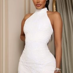 Fashion Nova Luxe Feeling Sequin Gown - White -fashion nova dresses Shop 06 09 22Studio5 CE RL 14 59 36 32 FN603 White P 1464 KS