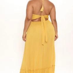 Fashion Nova Jenn Maxi Dress - Mustard -fashion nova dresses Shop 06 10 21Studio1 ME SA 11 05 53 44 SD31721120 Mustard 6701 PLUS RA