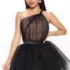 Fashion Nova Flirty Crush Tulle Mini Dress - Black -fashion nova dresses Shop 06 10 22Studio2 CE KP 15 00 28 36 GWX174 Black 0482 PB
