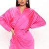 Fashion Nova Diva Treatment Satin Mini Dress - Hot Pink -fashion nova dresses Shop 06 10 22Studio2 CE KP 15 21 47 41 D2379 HotPink 0544 JB