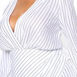 Fashion Nova Making It Work Striped Mini Dress - White/Black -fashion nova dresses Shop 06 13 22Studio2 RT KJ 10 47 59 9 32279SK WhiteBlack 0686 PLUS JB