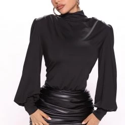 Fashion Nova She Means Business Mini Dress - Black