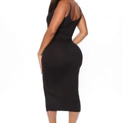 Fashion Nova Aura Midi Dress - Black -fashion nova dresses Shop 06 14 22Studio6 SN KP 13 37 14 21 JD45770A Black 0766 SG