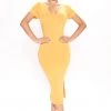 Fashion Nova Harper Midi Dress - Yellow -fashion nova dresses Shop 06 15 22Stuidio2 SN KP 10 02 26 7 JD47483 Yellow 1940 JB