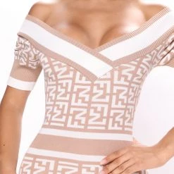 Fashion Nova FN Amazing Knit Dress - Taupe/combo -fashion nova dresses Shop 06 16 22Studio2 ME KP 09 35 27 9 SBD275B Taupecombo 0421 JB