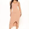Fashion Nova Aura Midi Dress - Taupe -fashion nova dresses Shop 06 16 22Studio3 CE RL 15 49 07 44 JD45770A Taupe P 0447 JB